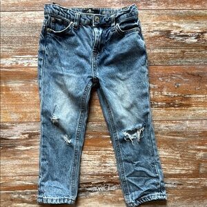 7 For All Mankind Light Blue Distressed Kids Jeans
